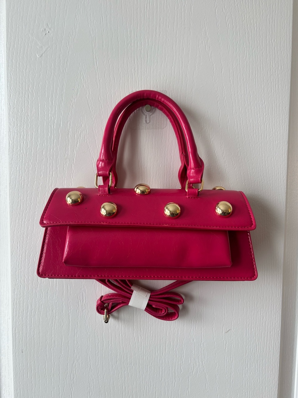 Hot Pink Studded Women’s Bag